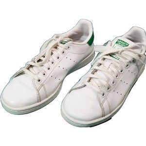 Adidas Stan Smith Shoes Men's Sz 6.5 Women's Sz 8 White Green Sneakers Tennis